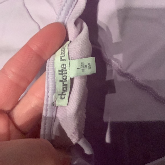 Purple open back skater dress - Picture 3 of 3